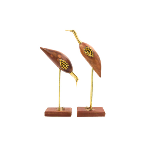 Natriel Wooden Swan Set